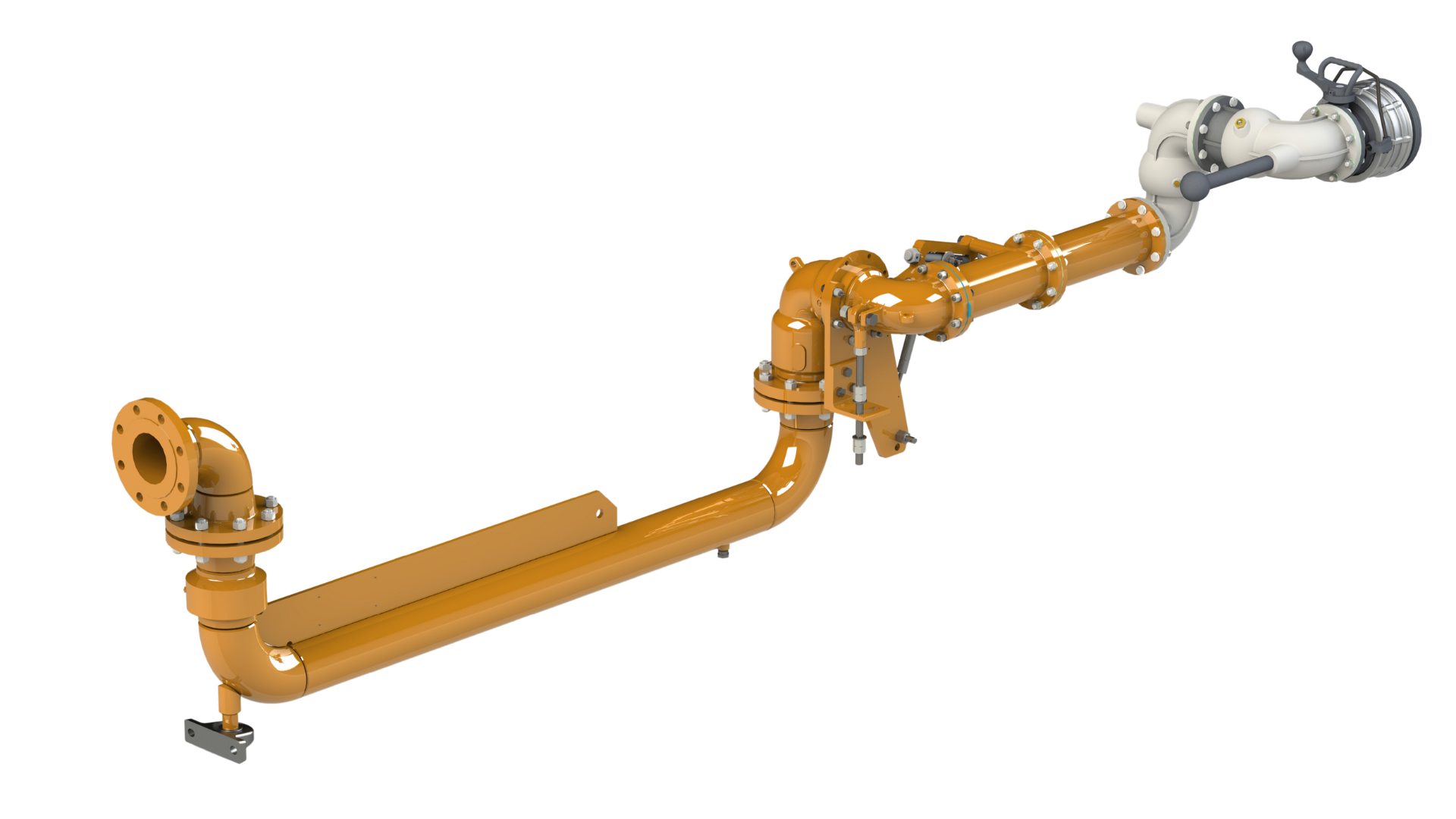 Low Profile Loading and Unloading Arms